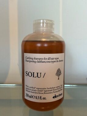 Davines SOLU Clarifying Shampoo - New 250ML 8.5OZ